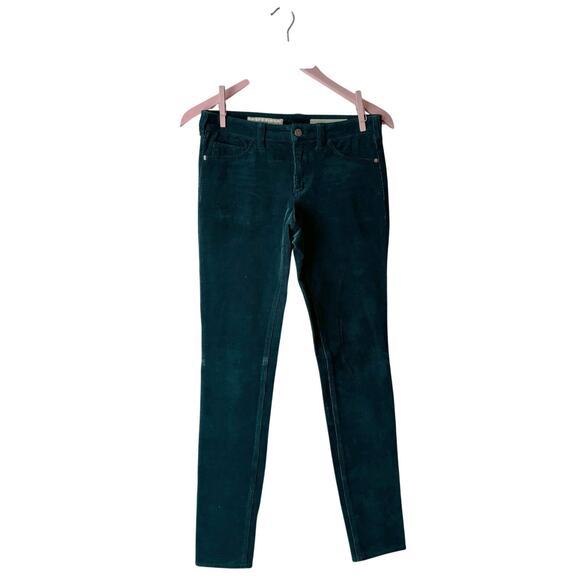 Pilcro and the Letterpress Corduroy Teal Jeans - Picture 1 of 9